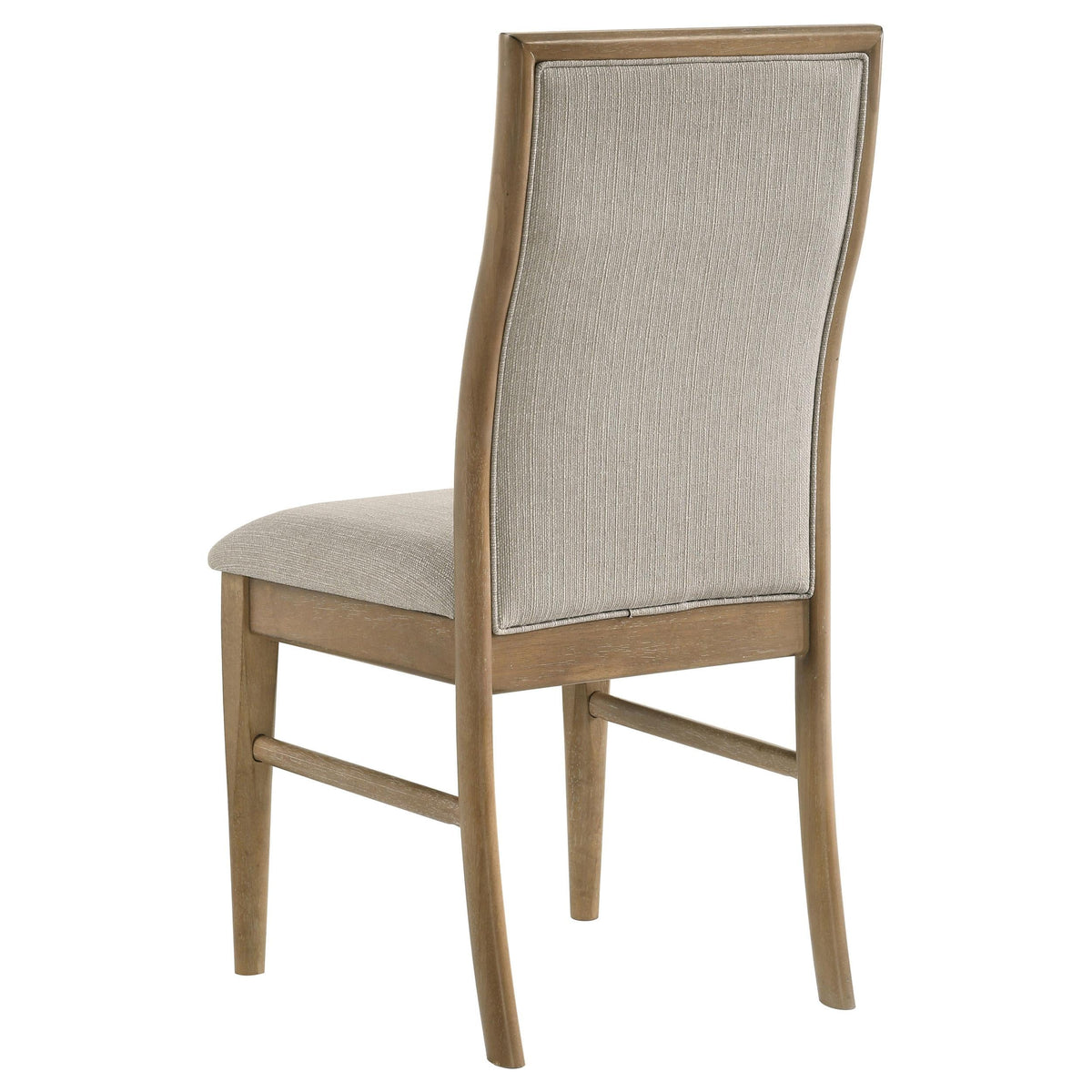 Adina Side Chair in Barley / Distressed Light Brown - Coaster Furniture