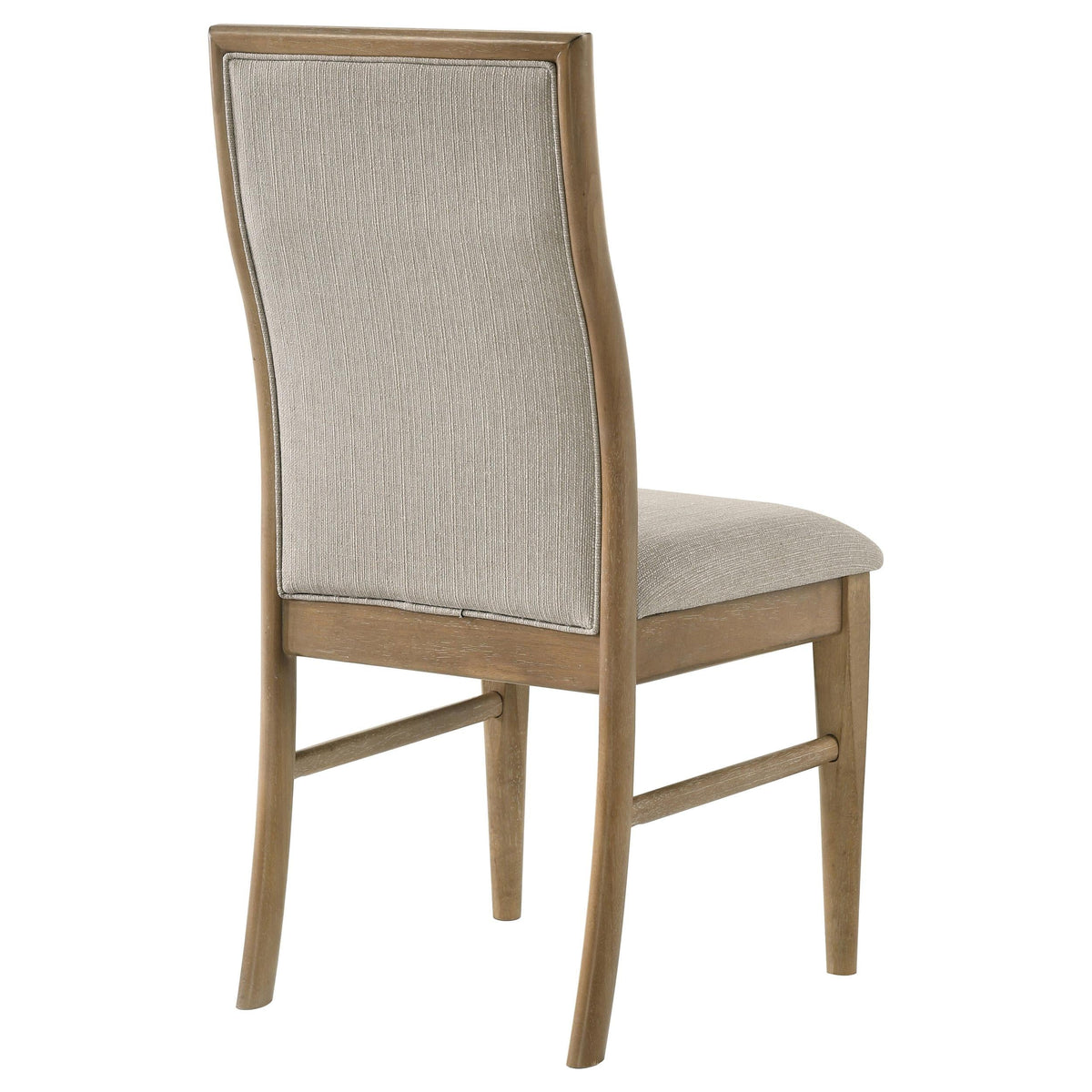 Adina Side Chair in Barley / Distressed Light Brown - Coaster Furniture