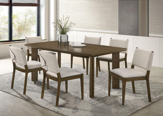 Ottowa Dining Table 7-Piece Set in Brown - Coaster Furniture