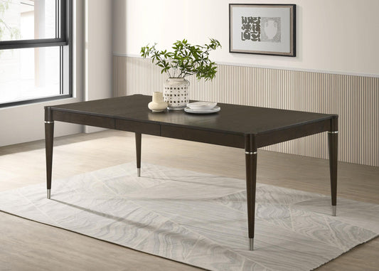 Reseda Dining Table in Beige / Ash Brown - Coaster Furniture