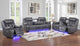 9654 Lt Grey Power Seat and Living Room Set