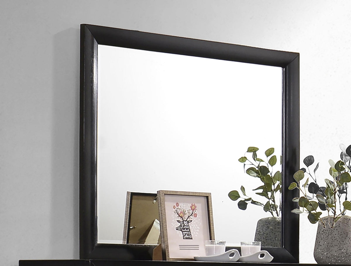 Briana Dresser Mirror in Black - Coaster Furniture