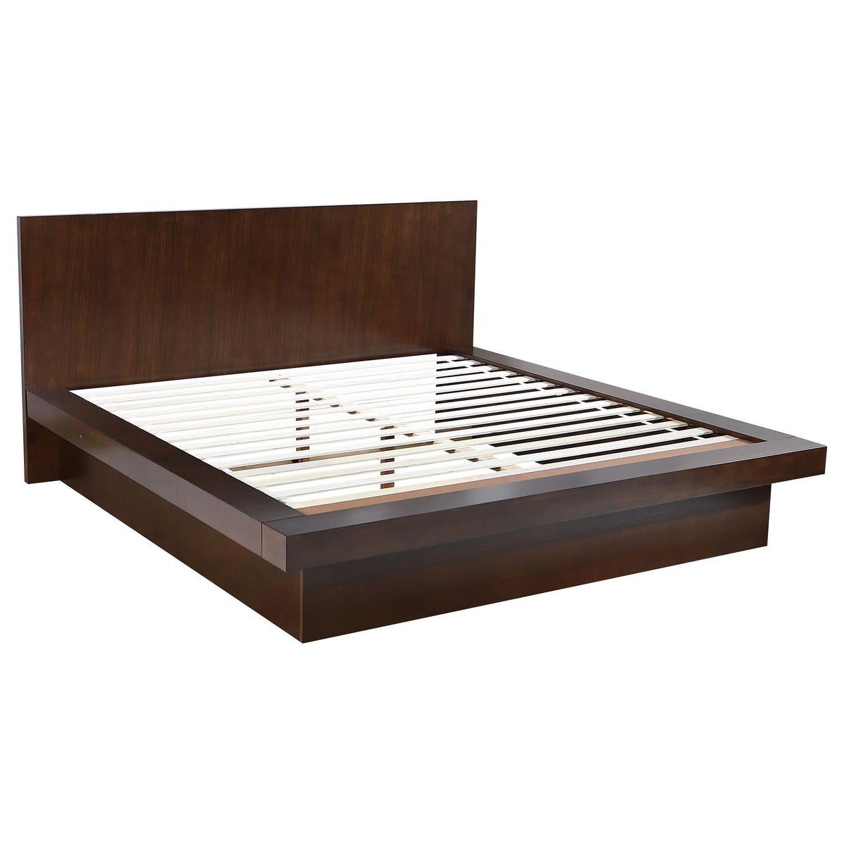 Jessica E King Bed in Cappuccino - Coaster Furniture