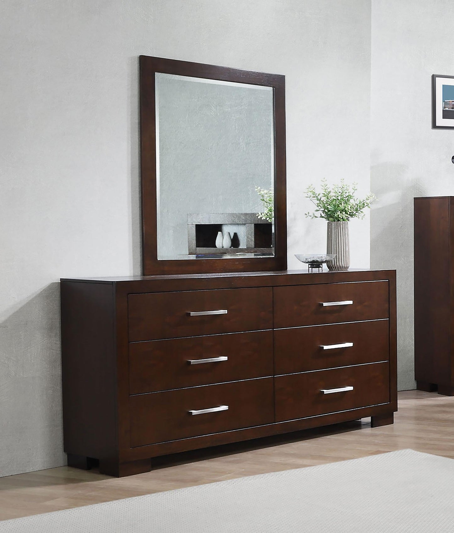 Jessica Dresser With Mirror - Cappuccino