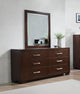 Jessica Dresser With Mirror - Cappuccino