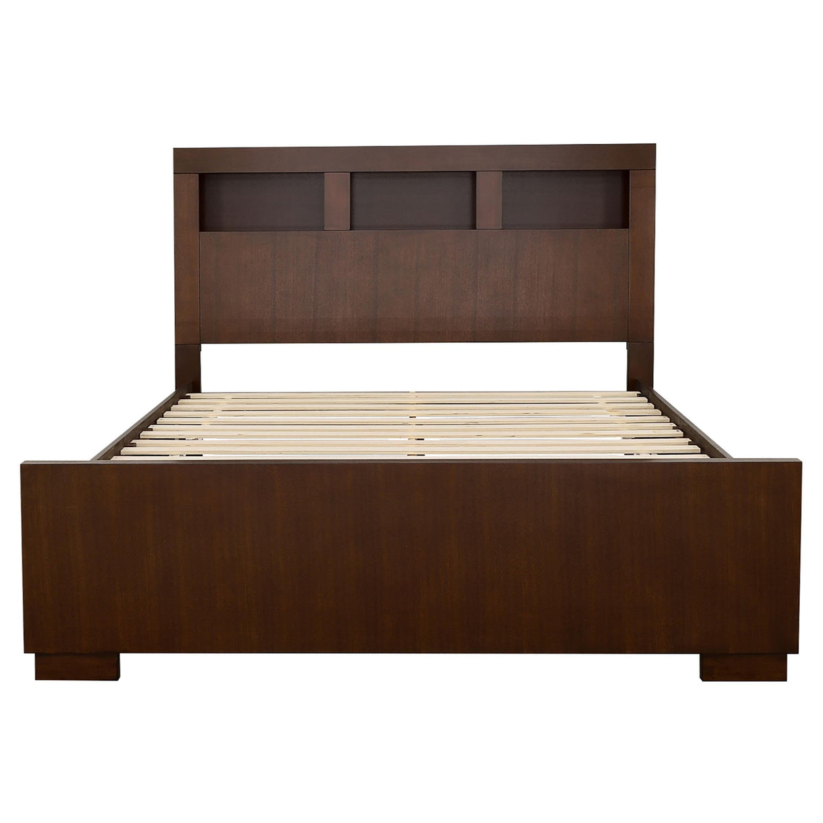 Jessica E King Bed in Cappuccino - Coaster Furniture