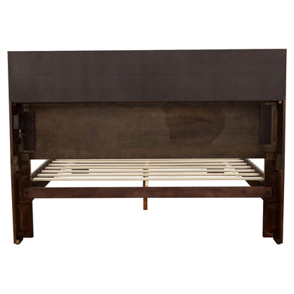Jessica E King Bed in Cappuccino - Coaster Furniture
