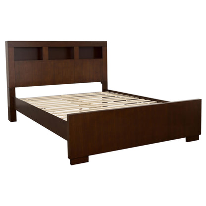 Jessica Queen Bed in Cappuccino - Coaster Furniture