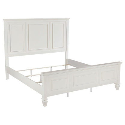 Sandy Beach E King 4-Piece Set in Cream White - Coaster Furniture