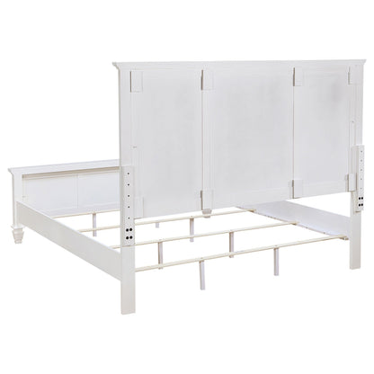 Sandy Beach E King 4-Piece Set in Cream White - Coaster Furniture