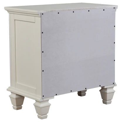 Sandy Beach E King 4-Piece Set in Cream White - Coaster Furniture