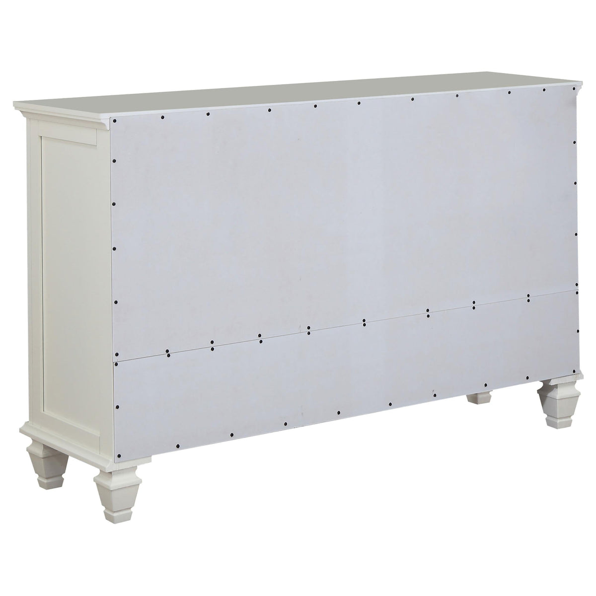Sandy Beach C King Bed 5-Piece Set in Cream White - Coaster Furniture