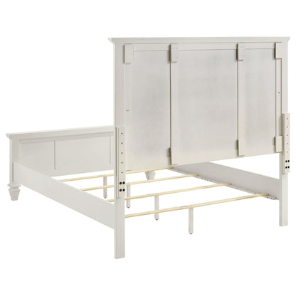 Sandy Beach Queen Bed in Cream White - Coaster Furniture