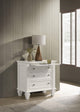 Sandy Beach Nightstand in Cream White - Coaster Furniture