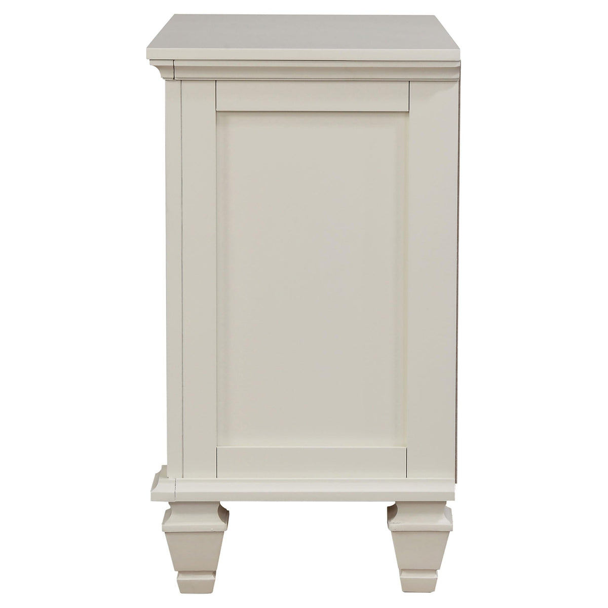 Sandy Beach Nightstand in Cream White - Coaster Furniture