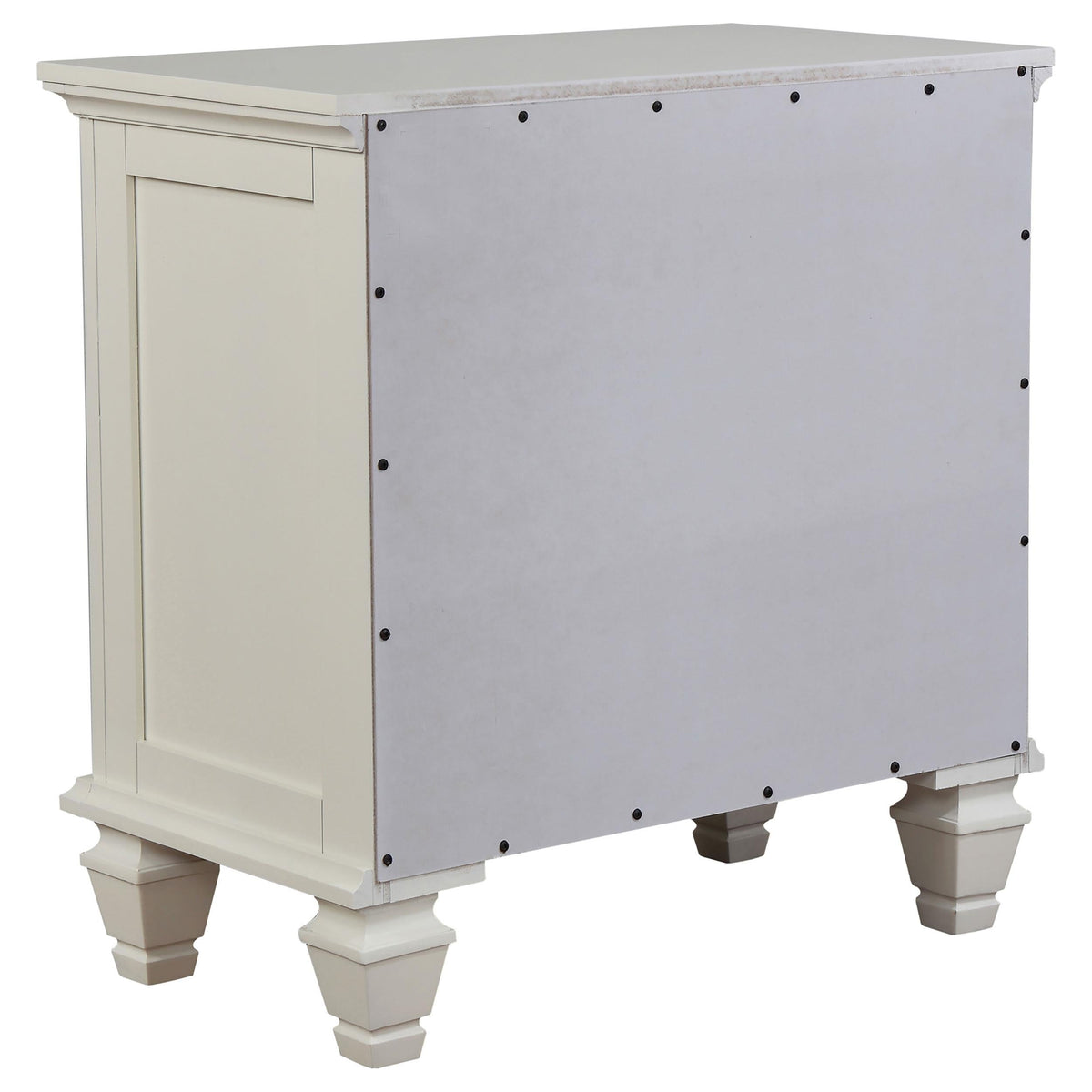 Sandy Beach Nightstand in Cream White - Coaster Furniture