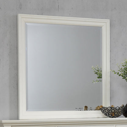 Sandy Beach Dresser Mirror in Cream White - Coaster Furniture