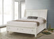 Sandy Beach E King Bed in Cream White - Coaster Furniture