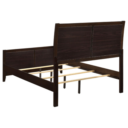 Carlton Bed 4-Piece Set in Cappuccino