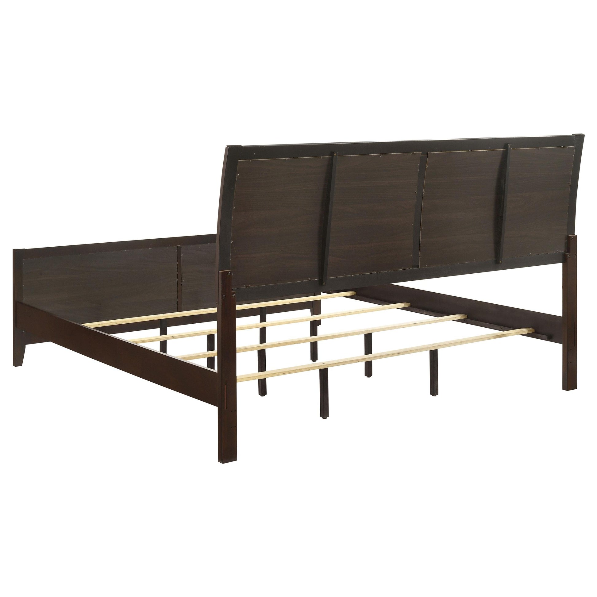 Carlton Bed 4-Piece Set in Cappuccino