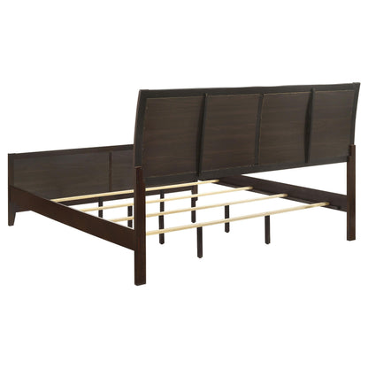 Carlton Bed 5-Piece Set in Cappuccino