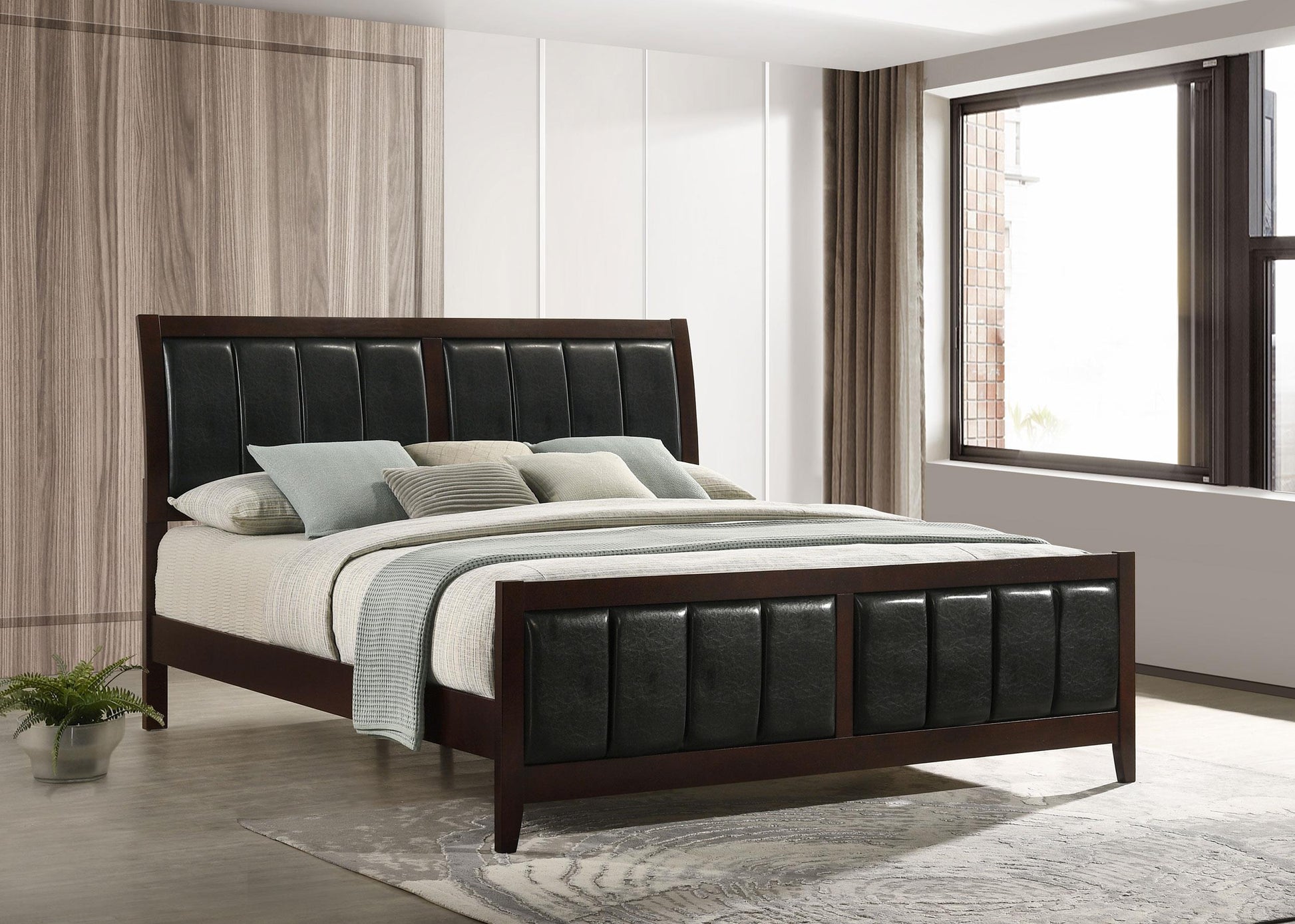 Carlton Bed in Cappuccino