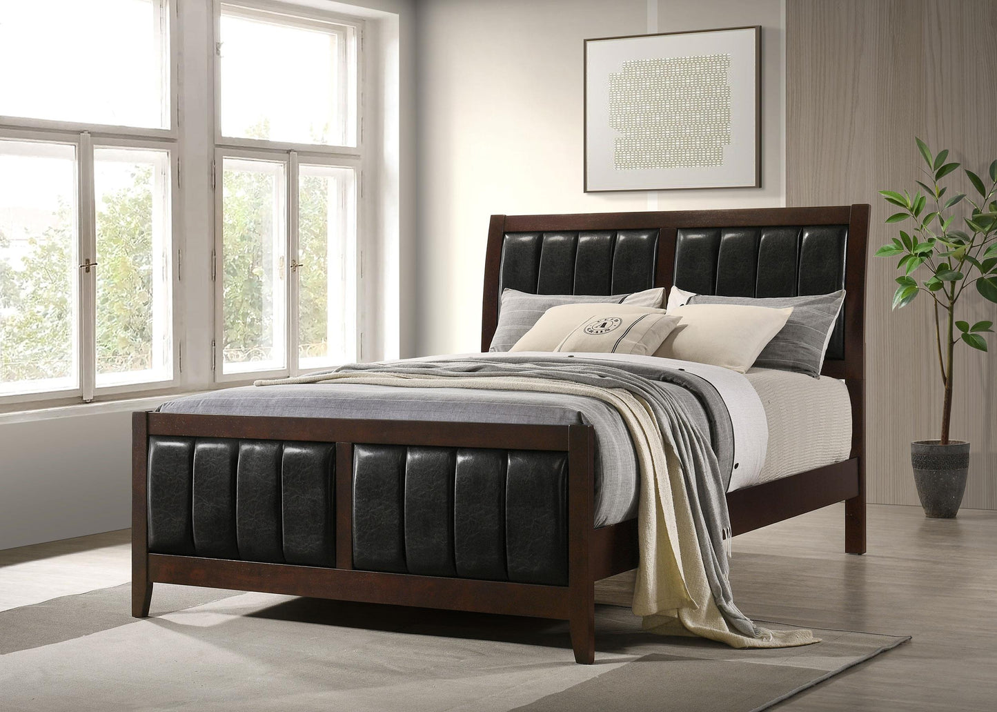 Carlton Bed in Cappuccino