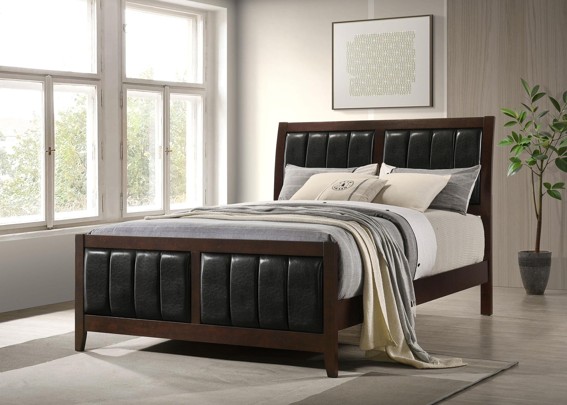 Carlton Bed in Cappuccino