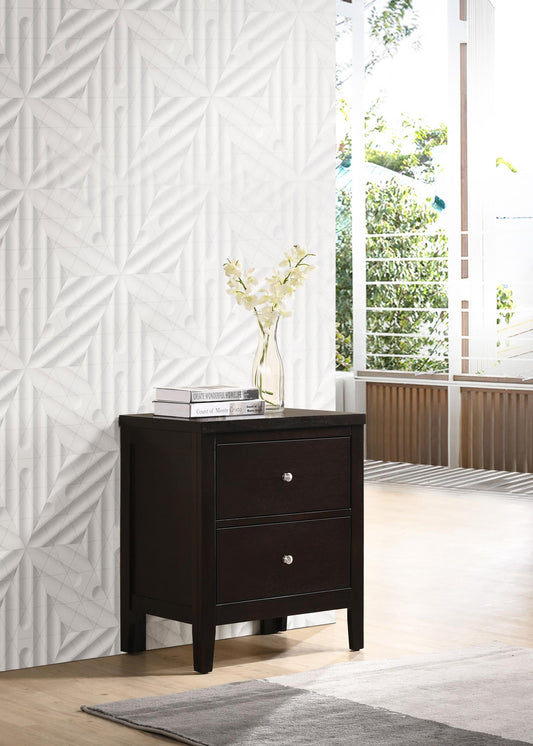 Carlton Nightstand in Cappuccino - Coaster Furniture