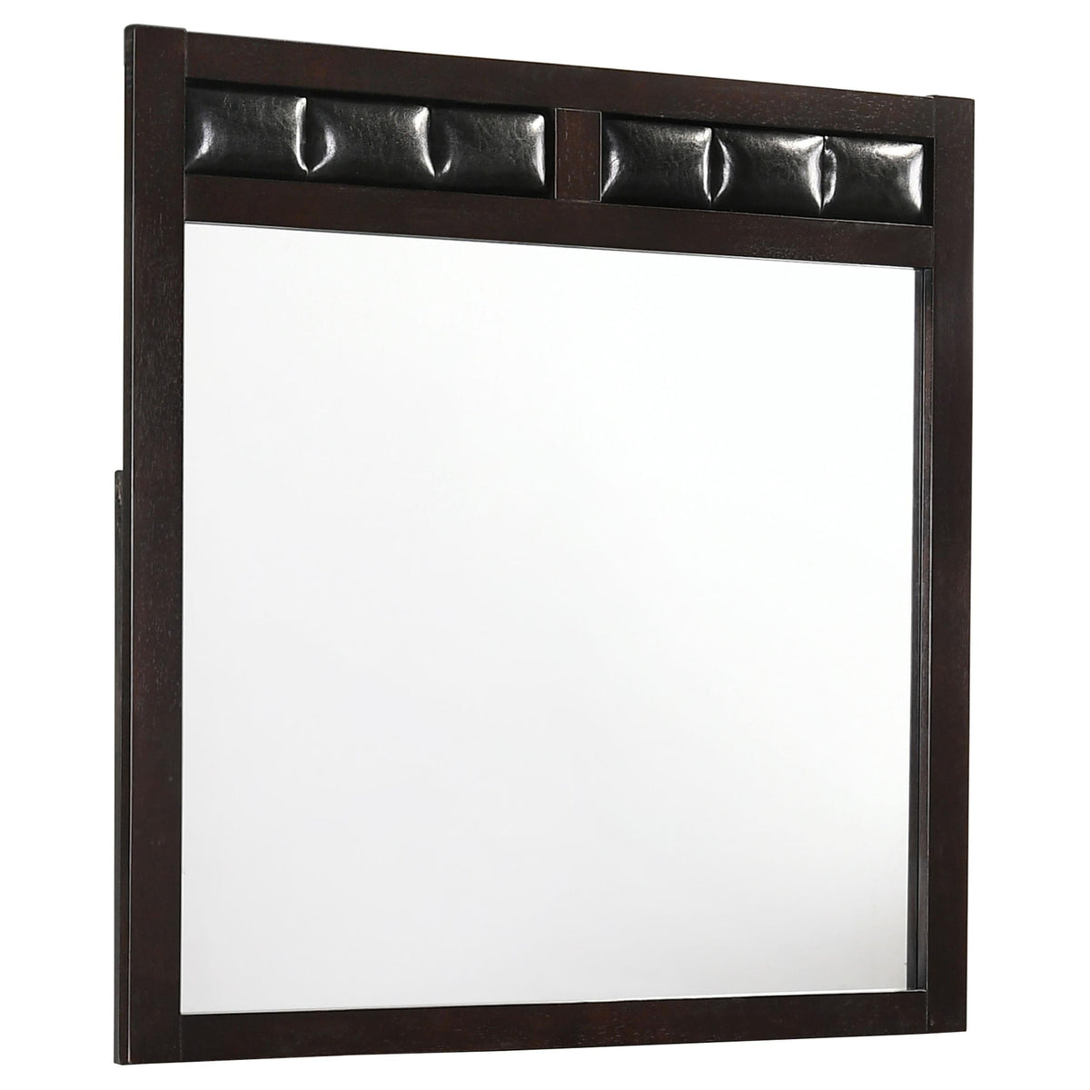 Carlton Dresser Mirror in Cappuccino - Coaster Furniture