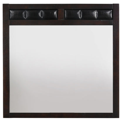 Carlton Dresser Mirror in Cappuccino - Coaster Furniture