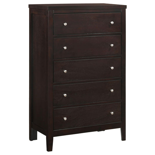 Carlton Chest in Cappuccino - Coaster Furniture