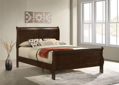 Louis Philippe Full Bed - Cappuccino