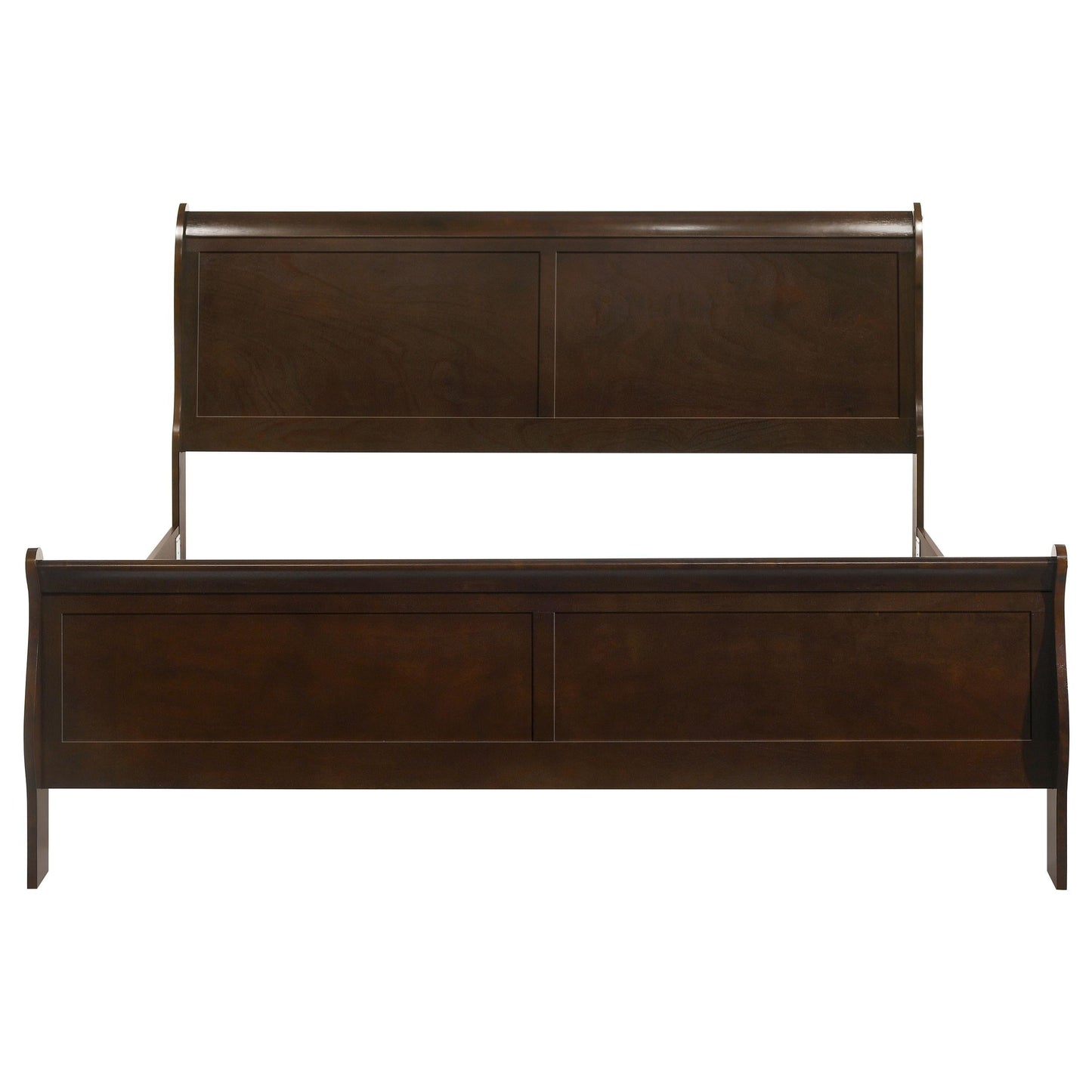 Louis Philippe E King Bed - Cappuccino