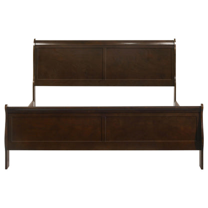 Louis Philippe E King Bed - Cappuccino