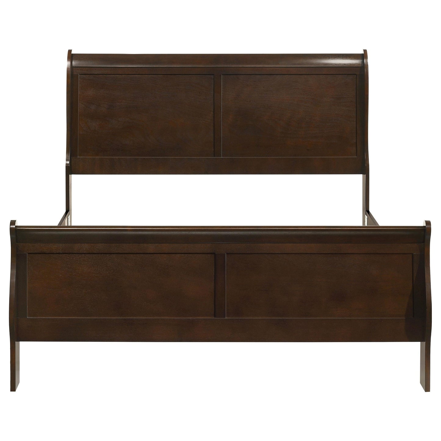 Louis Philippe Queen Bed - Cappuccino