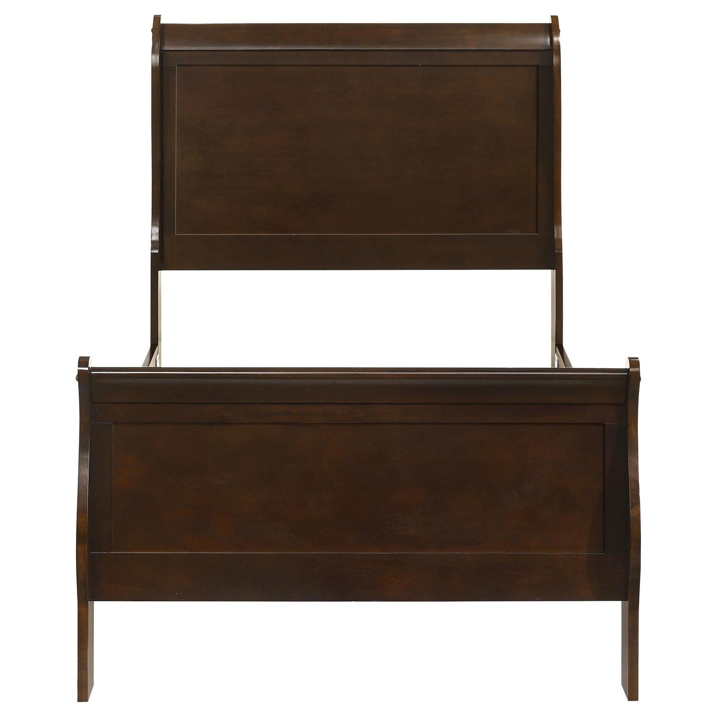 Louis Philippe Twin Bed - Cappuccino