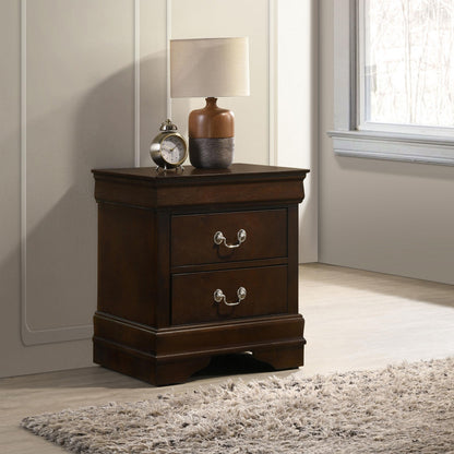Louis Philippe Nightstand - Cappuccino