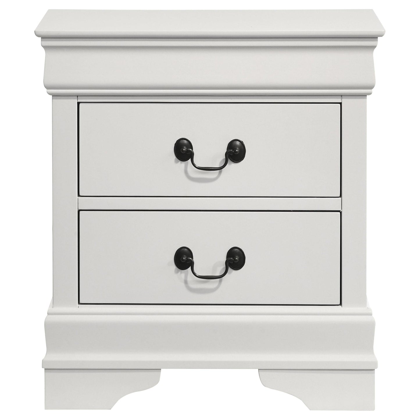 Louis Philippe Nightstand - White
