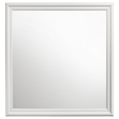 Louis Philippe Dresser Mirror - White