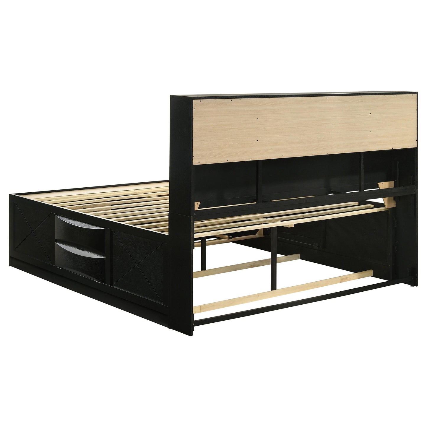 Briana Bed 5-Piece Set in Black