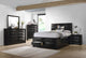 Briana Bed 5-Piece Set in Black