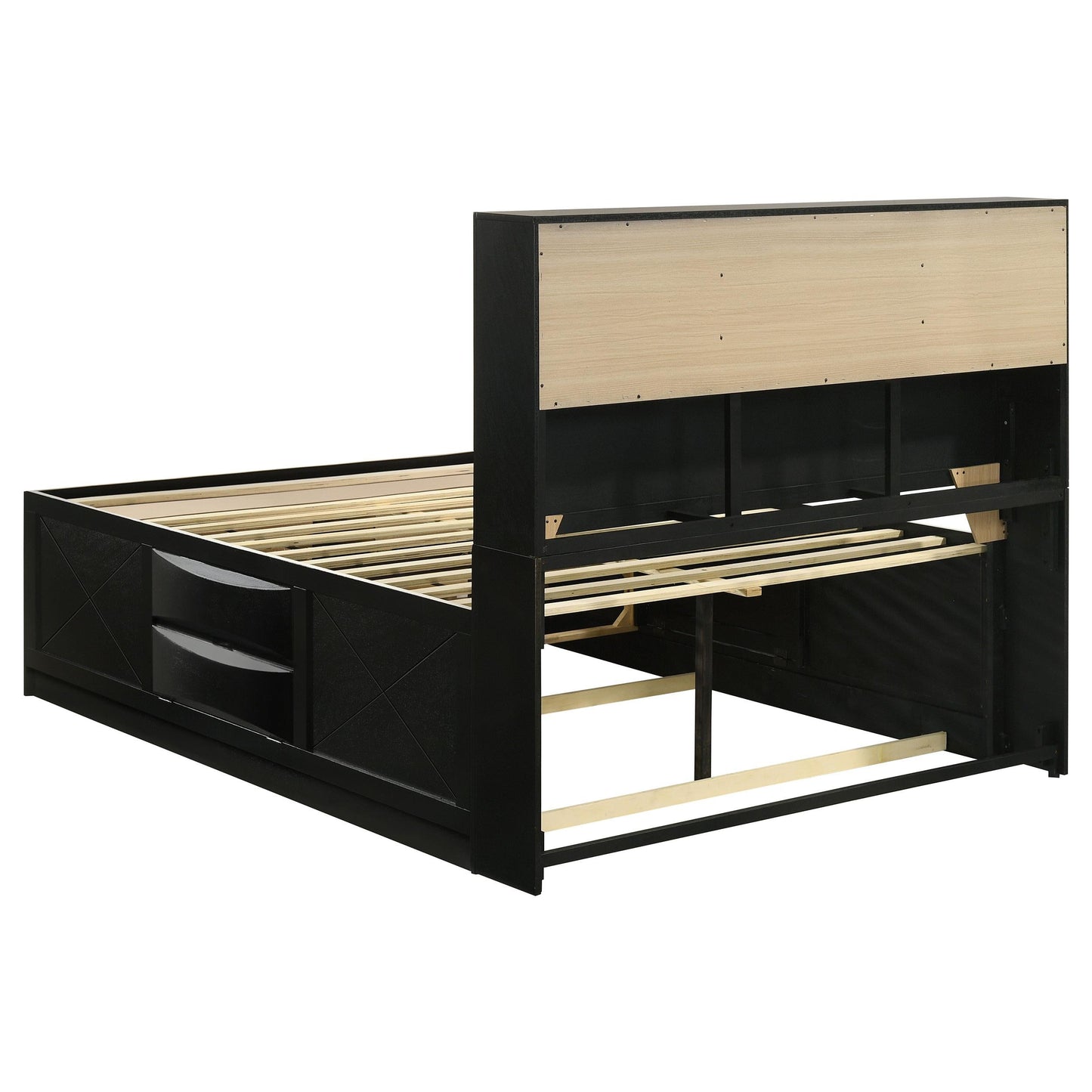 Briana Bed 5-Piece Set in Black