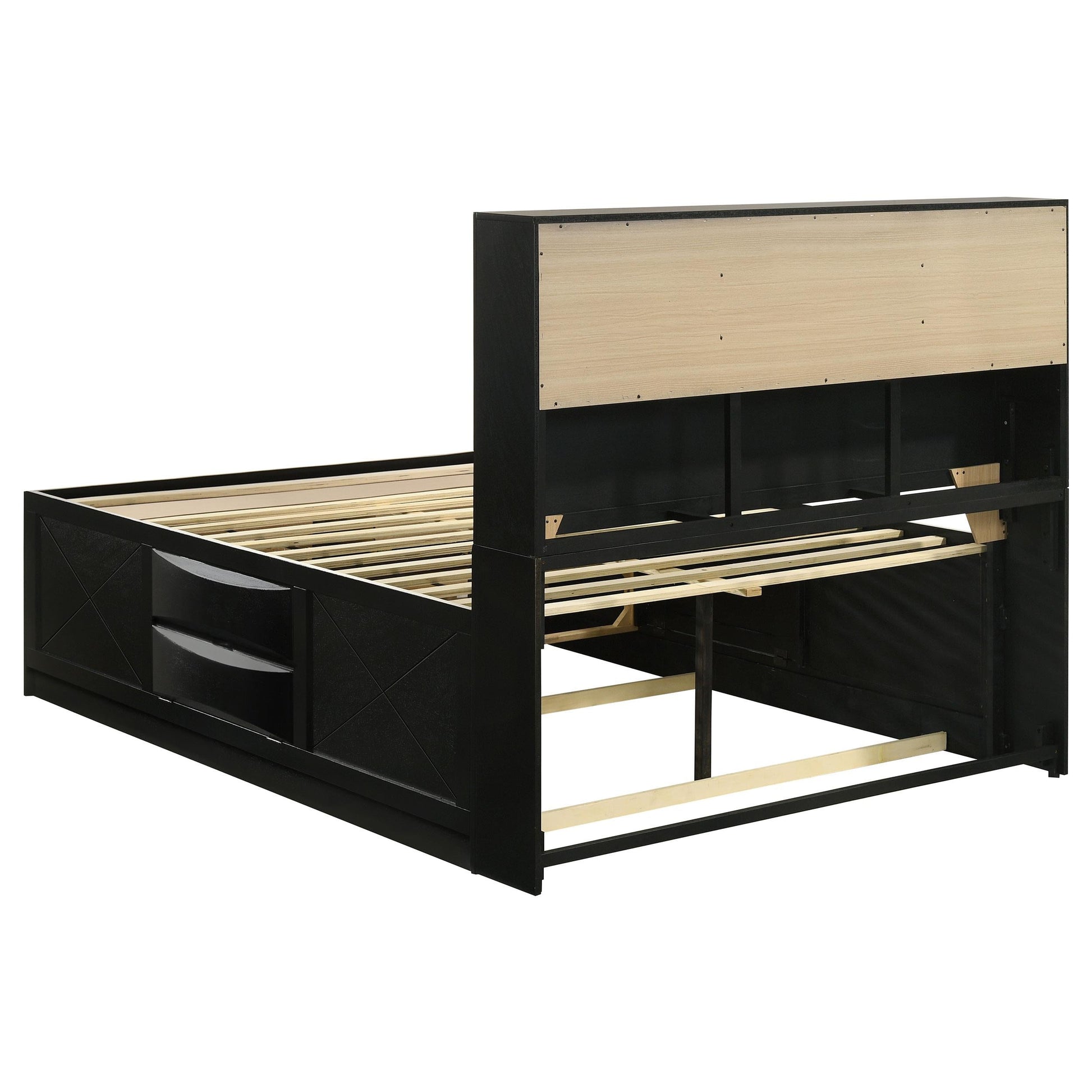 Briana Bed 5-Piece Set in Black