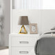 Jessica Nightstand Back Panel in Snow White - Coaster Furniture