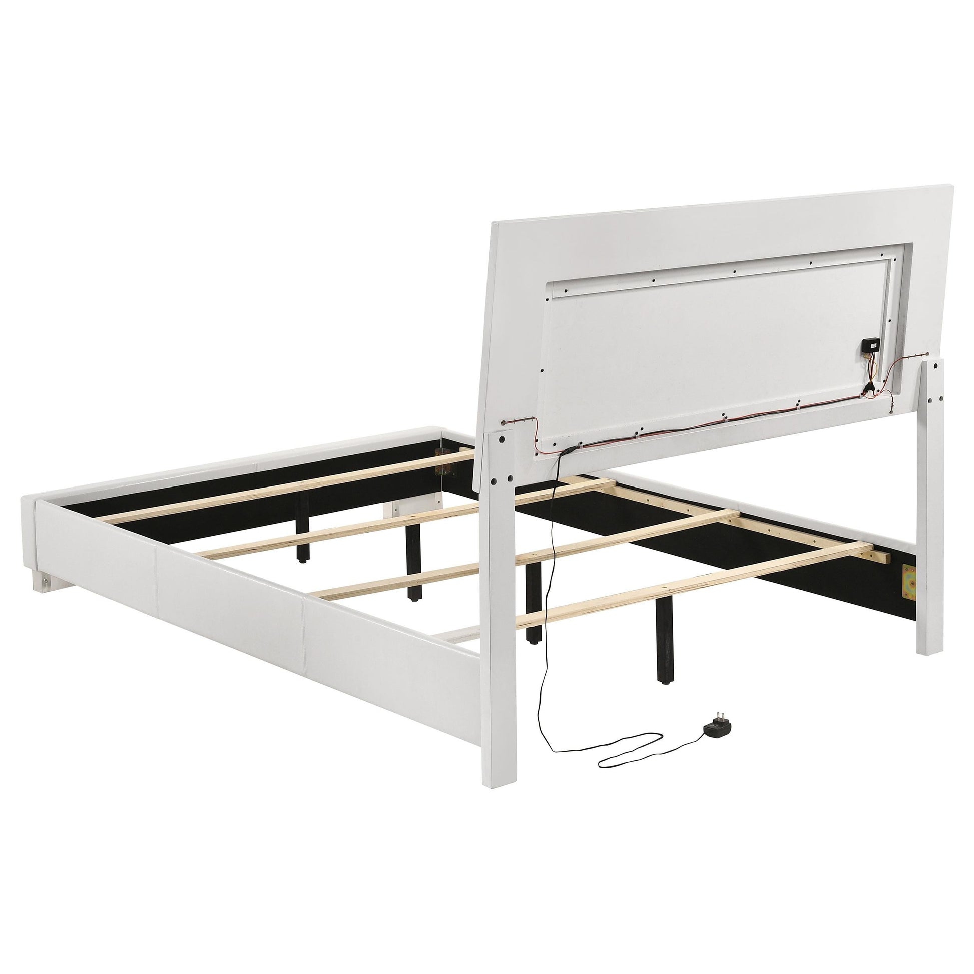 Felicity Full Bed 5-Piece Set - White High Gloss
