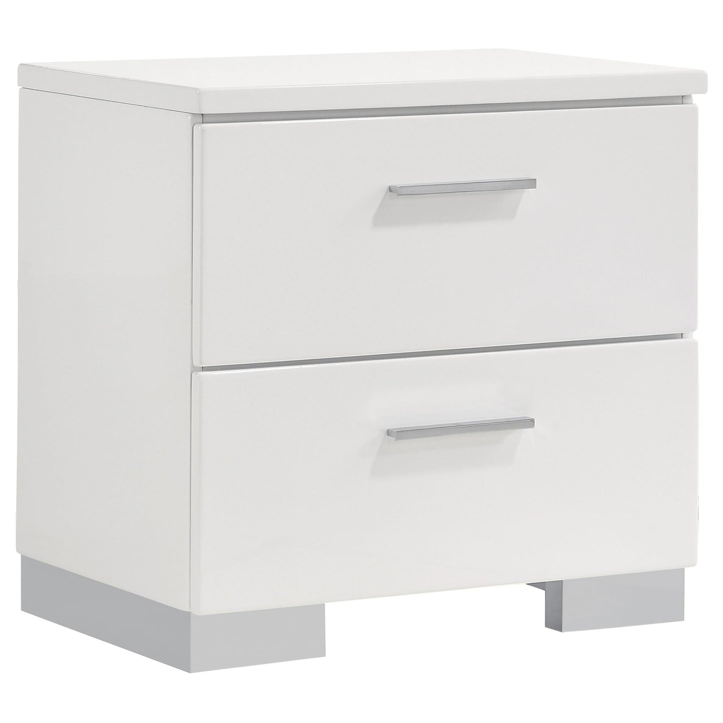 Felicity 5-Piece Set in White High Gloss