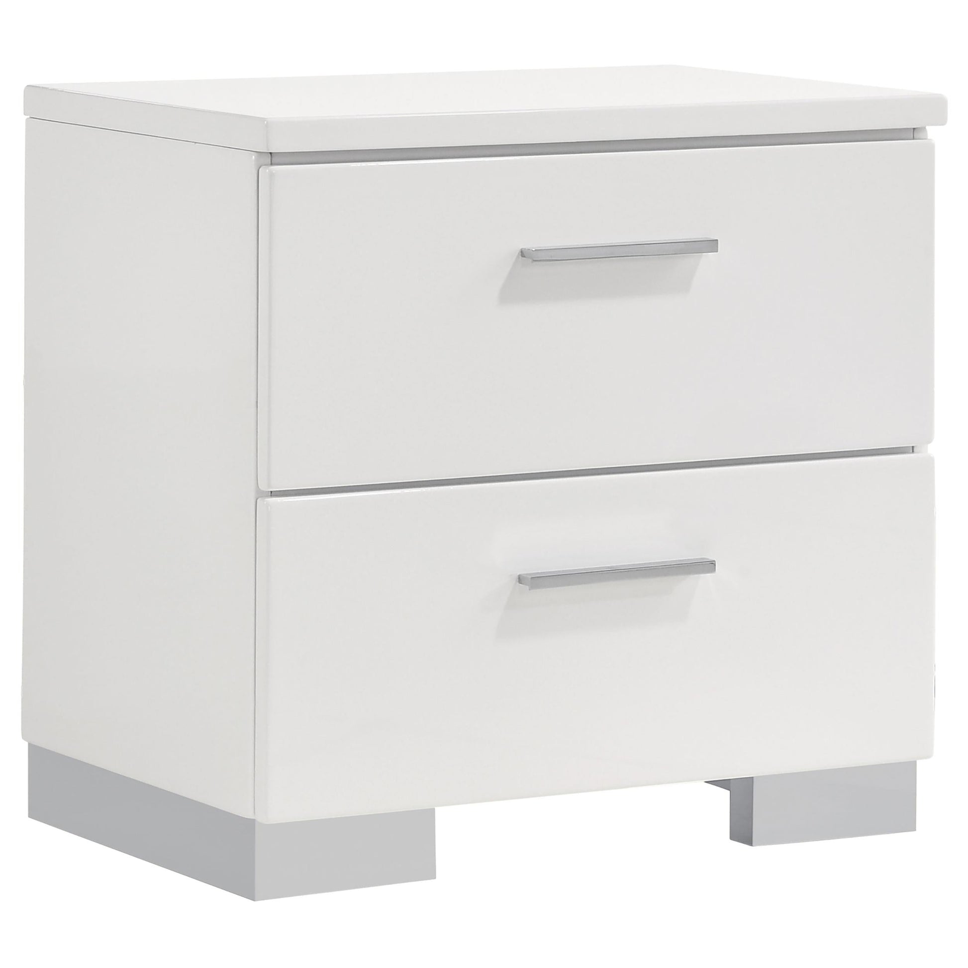 Felicity 5-Piece Set in White High Gloss