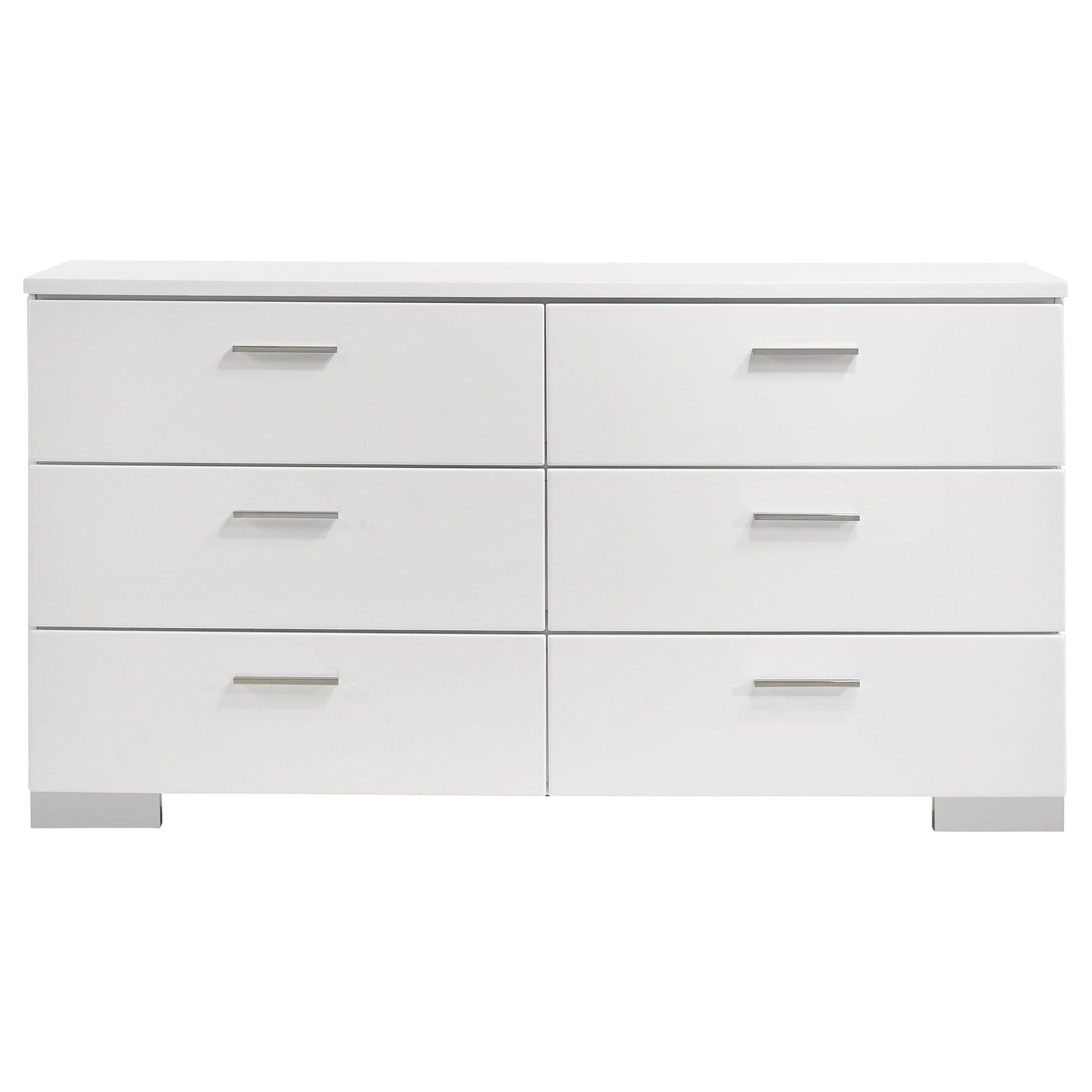 Felicity 6-Piece Set in White High Gloss