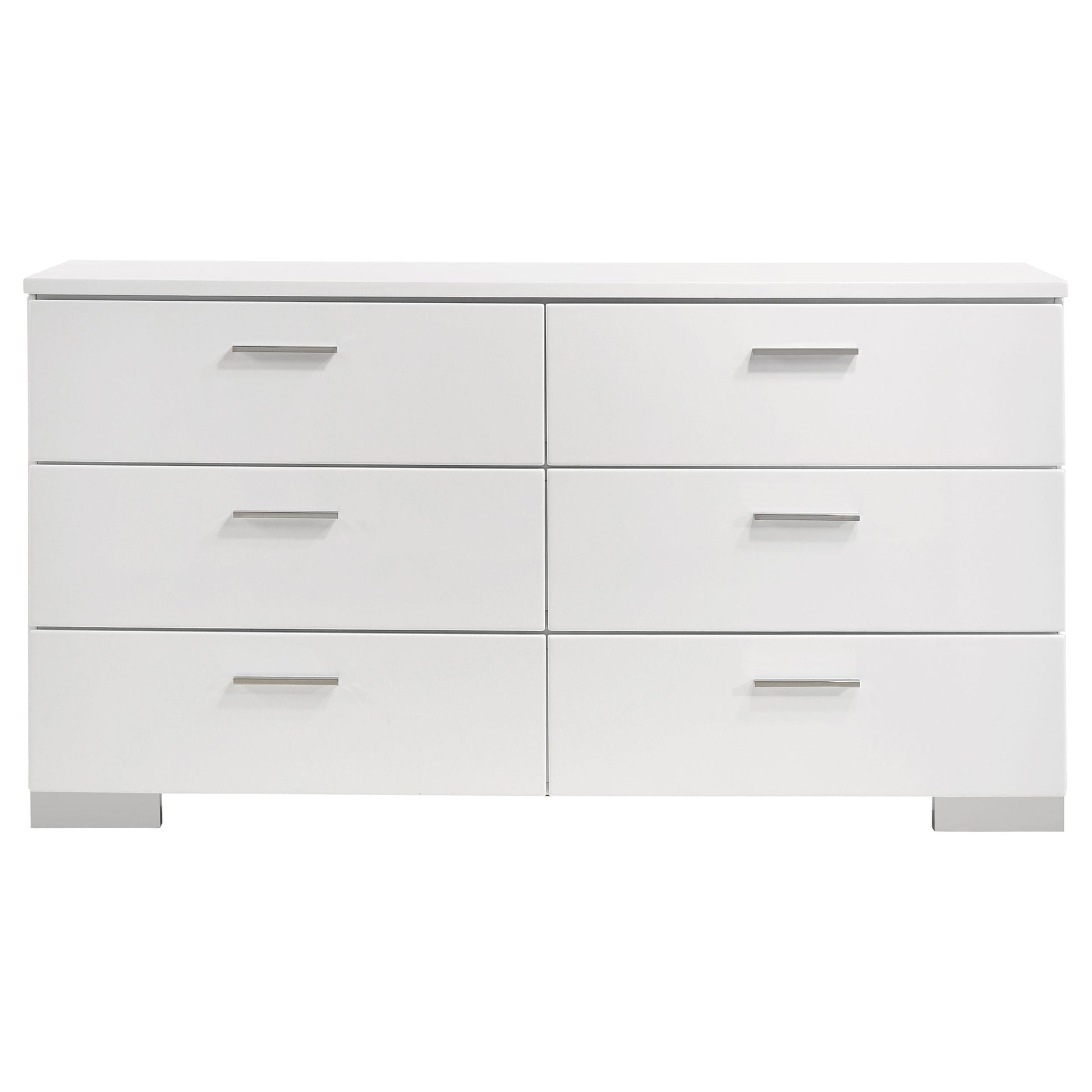 Felicity 6-Piece Set in White High Gloss